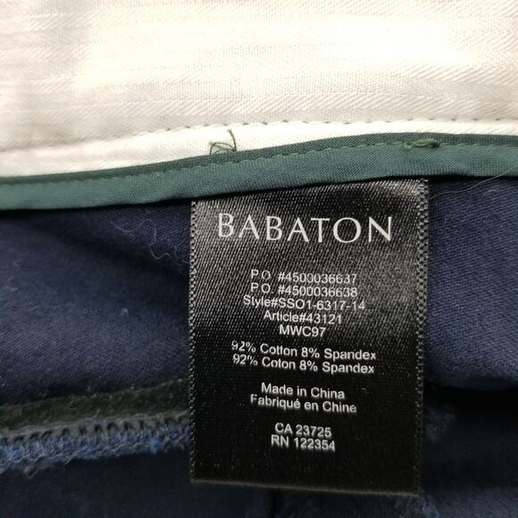 Babaton ARITZIA Navy Blue Flat Front Ankle Pant - Size 2 - Picture 6 of 7